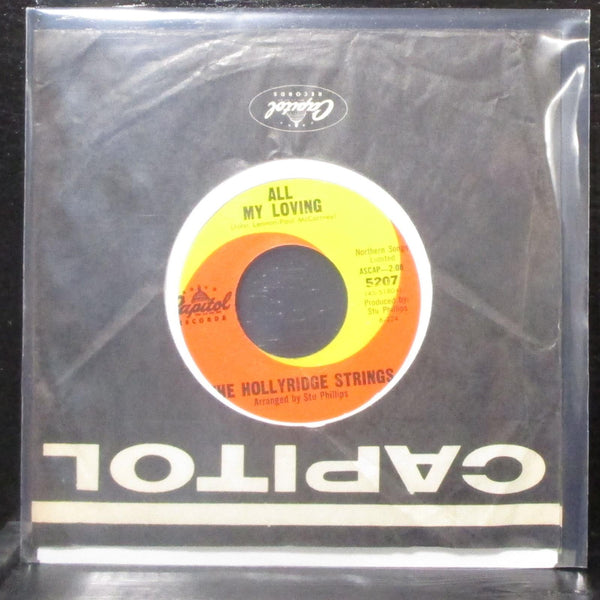The Hollyridge Strings - Love Me Do / All My Loving 7" Mint- Vinyl 45 Capitol - Shuga Records