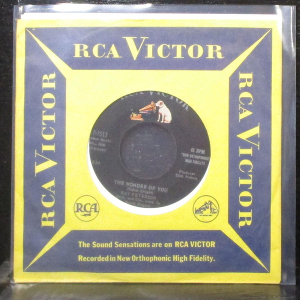 Ray Peterson - The Wonder Of You / I'm Gone 7" VG+ Vinyl 45 RCA 47-7513 USA 1959 - Shuga Records