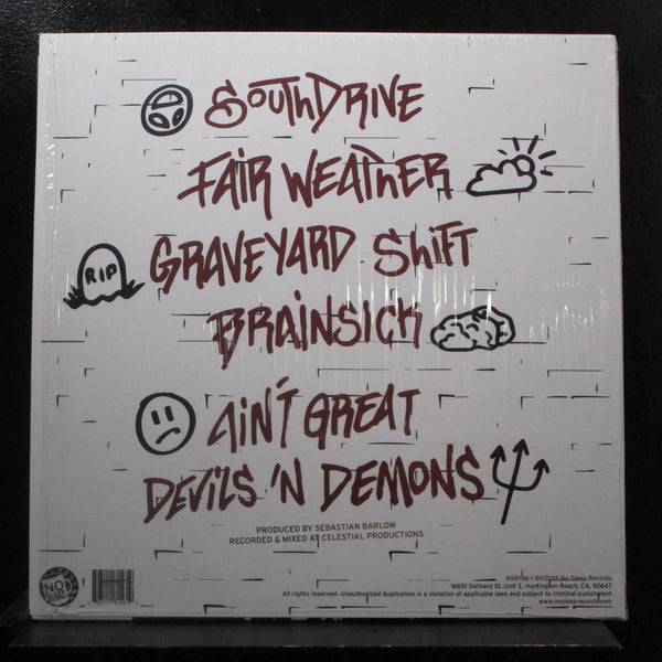 WSTR - SKRWD 12" EP Mint- NSR156 Cloudy Clear With Black & Red Splatter Vinyl - Shuga Records
