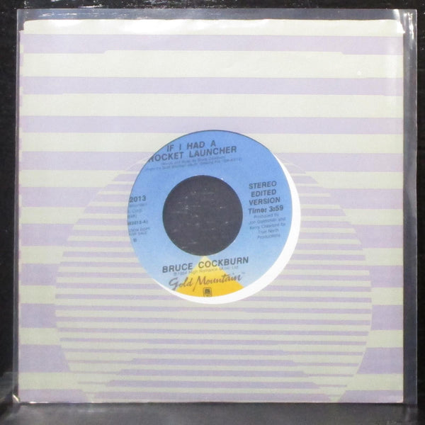 Bruce Cockburn - If I Had A Rocket Launcher 7" Mint- Promo Vinyl 45 A&M GS-82013 - Shuga Records