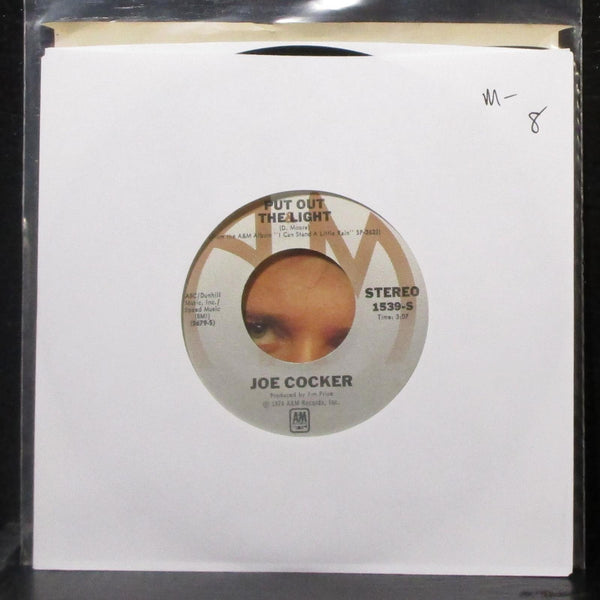 Joe Cocker - Put Out The Light / If I Love You 7" Mint- Vinyl 45 A&M 1539-S USA - Shuga Records