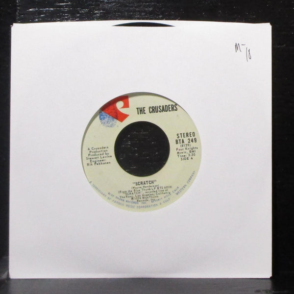 The Crusaders - Scratch / Way Back Home 7" Mint- Vinyl 45 Blue Thumb BTA 249 - Shuga Records