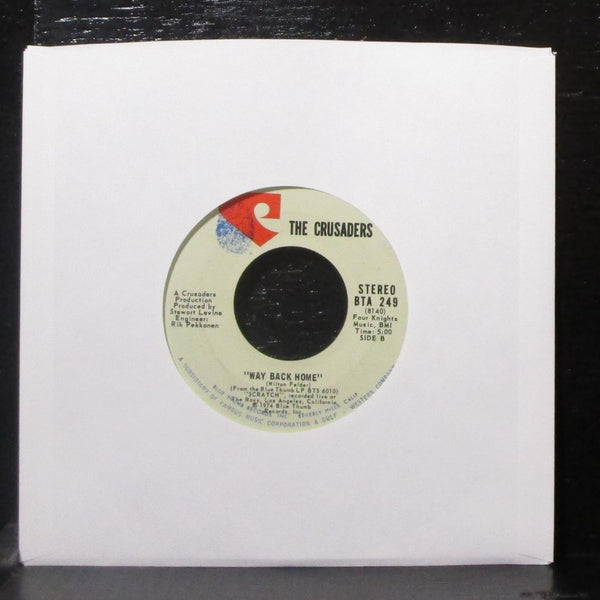 The Crusaders - Scratch / Way Back Home 7" Mint- Vinyl 45 Blue Thumb BTA 249 - Shuga Records