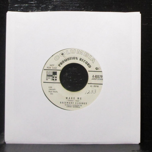 Rosemary Clooney - Pet Me, Poppa / Wake Me 7" VG+ Vinyl 45 Columbia 4-40579 - Shuga Records