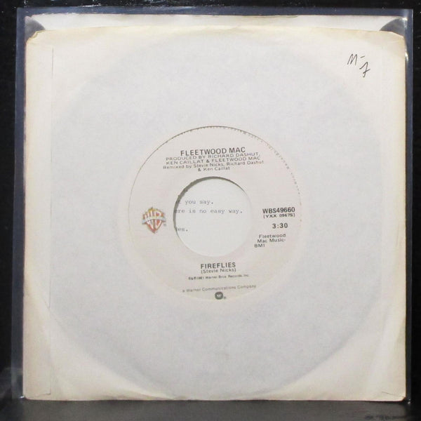 Fleetwood Mac - Fireflies / Over My Head 7" Mint- Vinyl 45 WBS49660 USA 1981 - Shuga Records