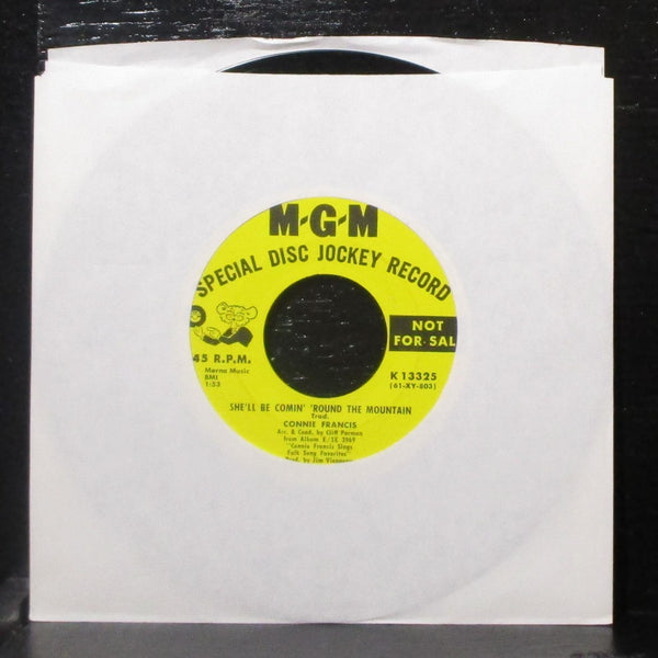 Connie Francis - For Mama (La Mamma) 7" Mint- Promo Vinyl 45 MGM K 13325 USA - Shuga Records