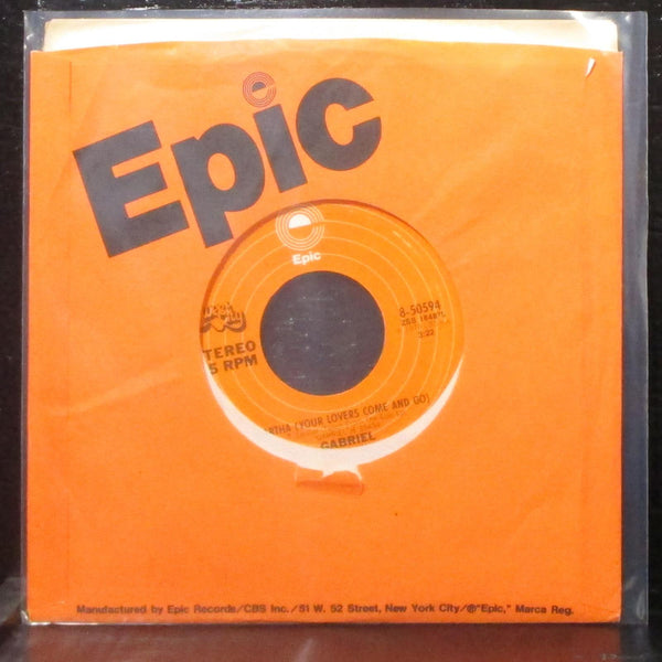 Gabriel - Martha / Didn't I Love You? 7" Mint- Vinyl 45 Epic 8-50594 USA 1978 - Shuga Records