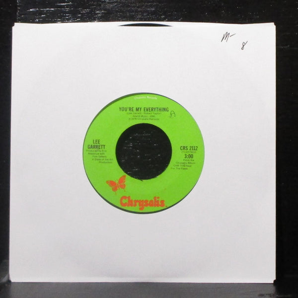 Lee Garrett - You're My Everything 7" Mint- Vinyl 45 Chysalis CRS 2112 USA 1976 - Shuga Records