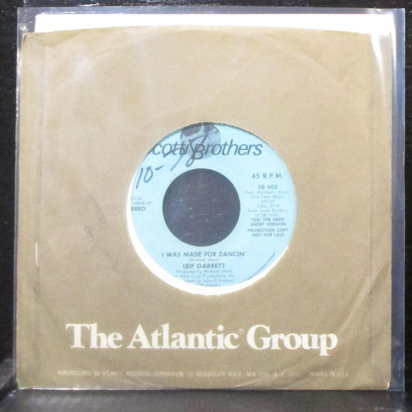 Leif Garrett - I Was Made For Dancin' 7" Mint- Promo Vinyl 45 Scott SB 403 USA - Shuga Records