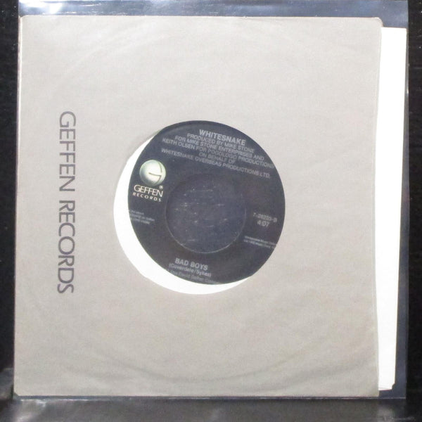 Whitesnake - Is This Love / Bad Boys 7" Mint- Vinyl 45 Geffen 7-28233 USA 1987 - Shuga Records