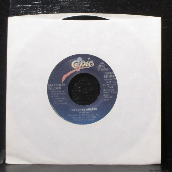Matthew Wilder - Bouncin' Off The Walls / Love Of An Amazon 7" Mint- 45 Canada - Shuga Records