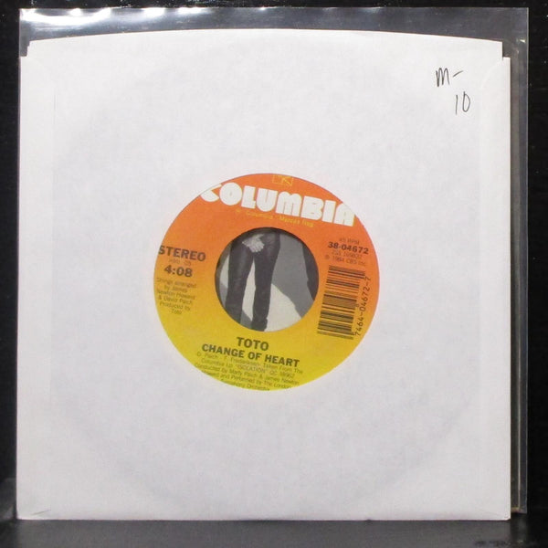 Toto - Stranger In Town / Change Of Heart 7" Mint- Vinyl 45 Columbia 38-04672 - Shuga Records