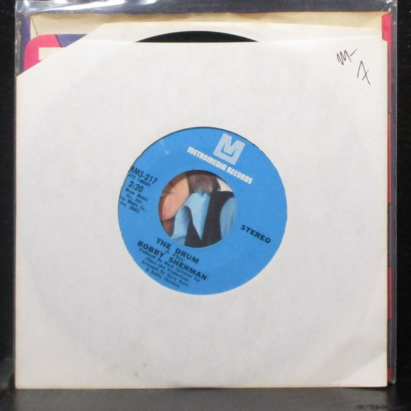 Bobby Sherman - The Drum / Free Now To Roam 7" Mint- Vinyl 45 Metromedia - Shuga Records