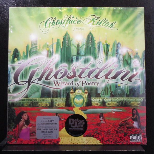 Ghostface Killah - Ghostdini Wizard Of Poetry In Emerald City 2 LP New Sealed - Shuga Records