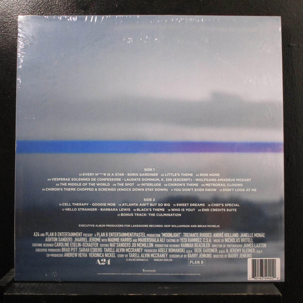 Nicholas Britell - Moonlight LP New Sealed LKS349012 Blue w/Black Smoke Vinyl - Shuga Records