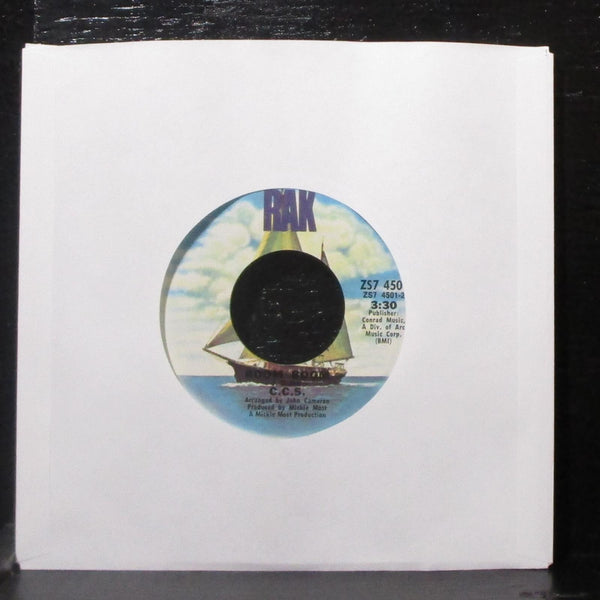 C.C.S. - Whole Lotta Love / Boom Boom 7" Mint- Vinyl 45 RAK ZS7 4501 USA 1971 - Shuga Records