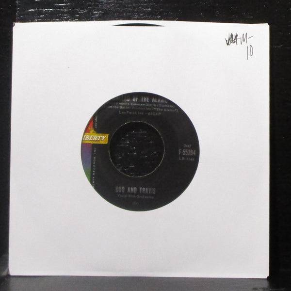 Bud & Travis - Ballad Of The Alamo 7" Mint- Vinyl 45 Liberty F-55284 USA 1960 - Shuga Records