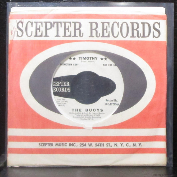 The Buoys - Timothy / It Feels Good 7" Mint- Promo Vinyl 45 Scepter SCE-12275 - Shuga Records