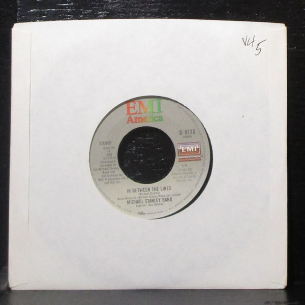 Michael Stanley Band - In Between The Lines 7" VG+ Vinyl 45 EMI B-8130 USA 1982 - Shuga Records