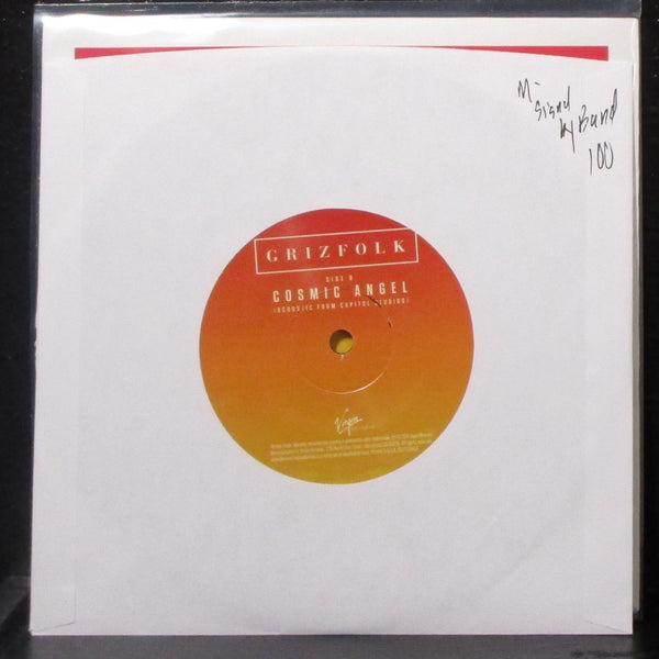 Grizfolk - The Struggle / Cosmic Angel 7" Mint- Vinyl 45 Virgin USA 2014 signed - Shuga Records