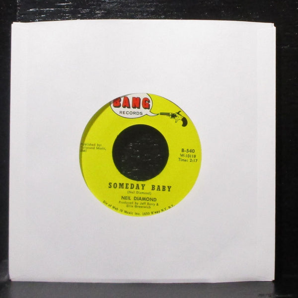 Neil Diamond - You Got To Me / Someday Baby 7" Mint- Vinyl 45 Bang B-540 USA - Shuga Records
