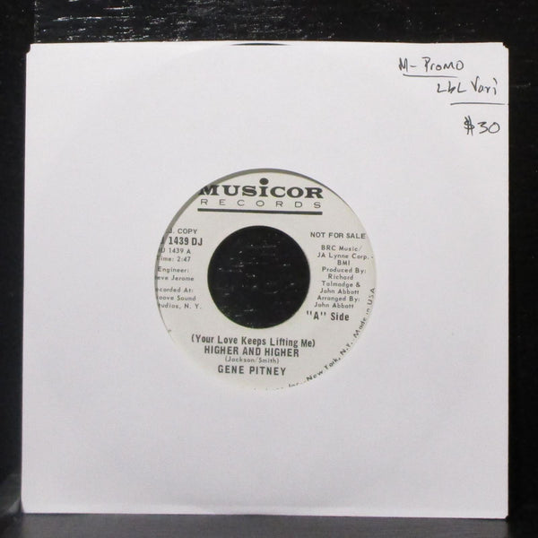 Gene Pitney - Higher & Higher / Beautiful Sounds 7" Mint- Promo Vinyl 45 lbl var - Shuga Records