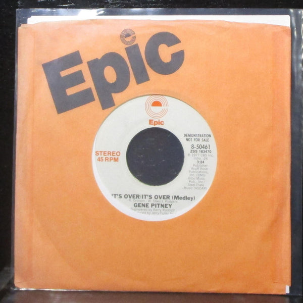 Gene Pitney - It's Over/It's Over (Medley) 7" Mint- Promo Vinyl 45 Epic 8-50461 - Shuga Records