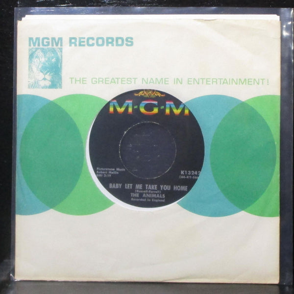 The Animals - Baby Let Me Take You Home 7" Mint- Vinyl 45 MGM K13242 USA 1964 - Shuga Records