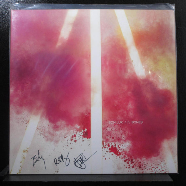 Son Lux - Bones LP New GLS-0174-01 Clear Vinyl Record Signed / Autographed - Shuga Records