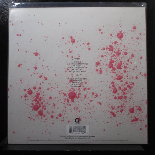 Son Lux - Bones LP New GLS-0174-01 Clear Vinyl Record Signed / Autographed - Shuga Records