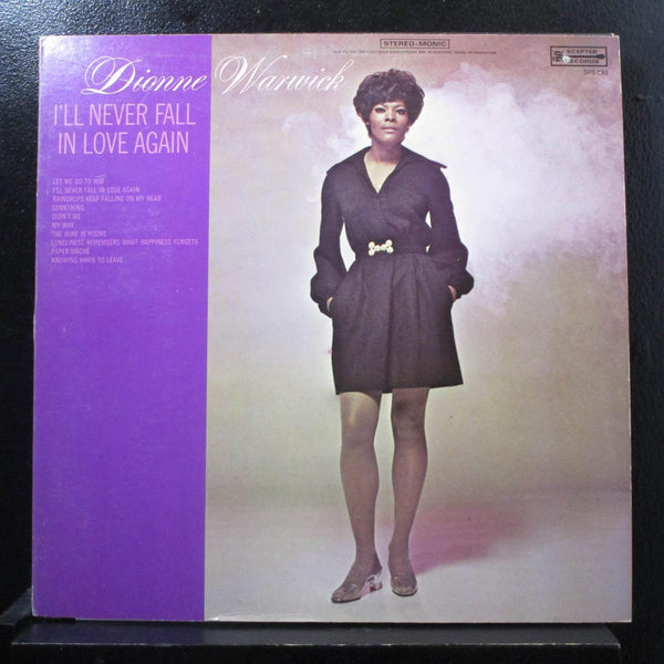 Dionne Warwick - I'll Never Fall In Love Again LP VG+ SPS-581 Vinyl Record - Shuga Records