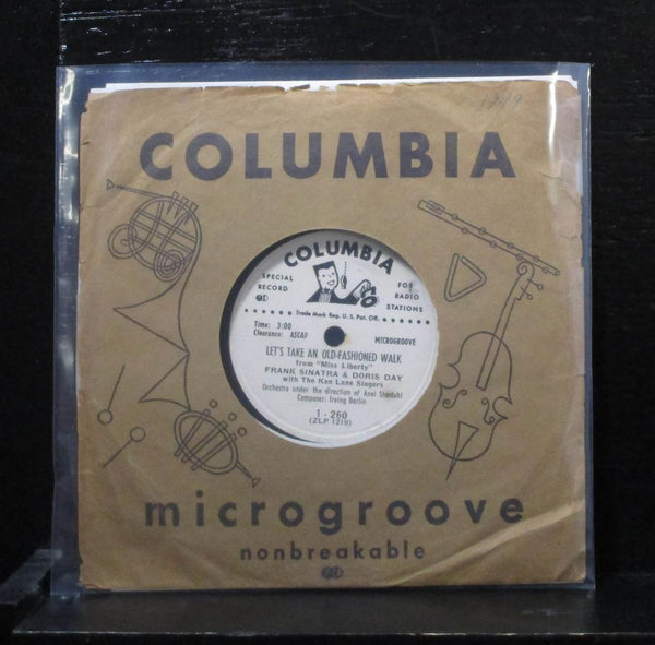 Frank Sinatra & Doris Day - Old Fashioned Walk / I Love You 7" VG Rare Promo - Shuga Records