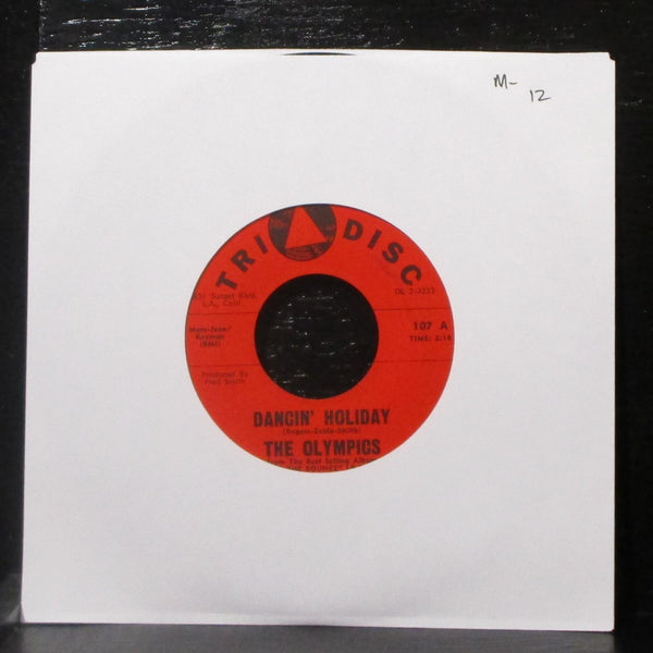 The Olympics - Dancin' Holiday / Do The Slauson Shuffle 7" Mint- 45 Tri-Disc 107 - Shuga Records