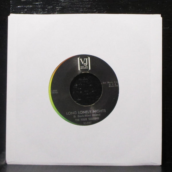 The Four Seasons - Alone / Long Lonely Nights 7" VG+ Vinyl 45 Vee Jay VJ-597 - Shuga Records