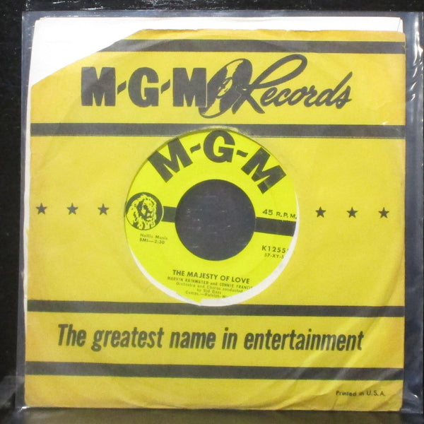 Marvin Rainwater & Connie Francis - The Majesty Of Love 7" VG+ 45 MGM K12555 - Shuga Records