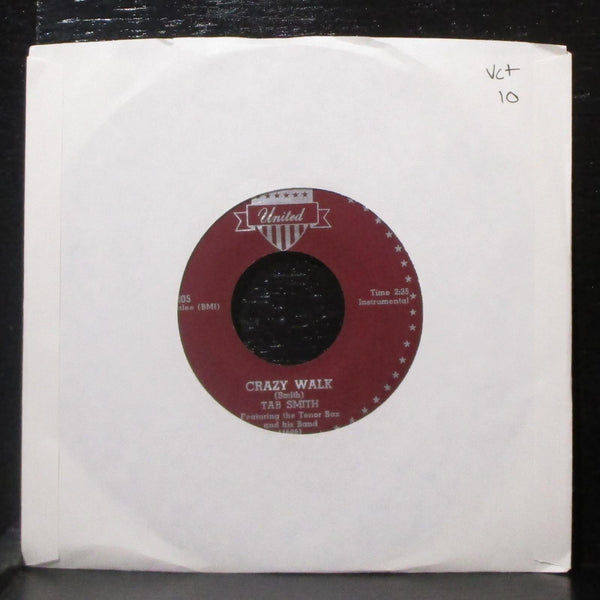Tab Smith - Pretend / Crazy Walk 7" VG+ Vinyl 45 United U-205 USA 1956 - Shuga Records