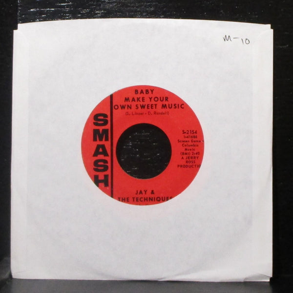 Jay & The Techniques - Baby Make Your Own Sweet Music 7" Mint- Vinyl 45 Smash - Shuga Records