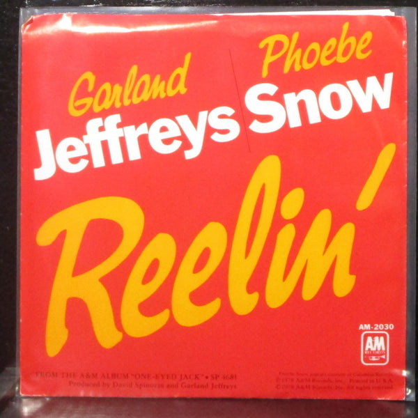 Garland Jeffreys & Phoebe Snow - Reelin' 7" Mint- Promo Vinyl 45 A&M 2030 USA - Shuga Records