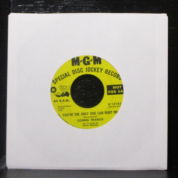 Connie Francis - If My Pillow Could Talk 7" Mint- Promo Vinyl 45 MGM K 13143 USA - Shuga Records