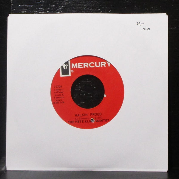 The Pete Klint Quintet - Walkin' Proud / Shake 7" Mint- Vinyl 45 Mercury 72709 - Shuga Records