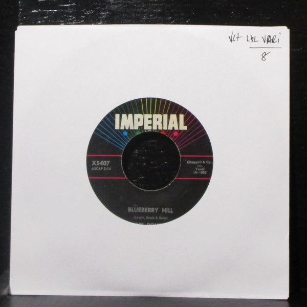 Fats Domino - Blueberry Hill / Honey Chile 7" VG+ Vinyl 45 Imperial lbl var - Shuga Records