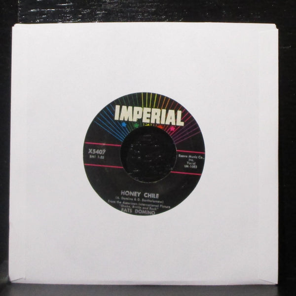 Fats Domino - Blueberry Hill / Honey Chile 7" VG+ Vinyl 45 Imperial lbl var - Shuga Records