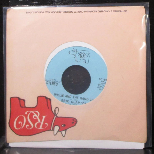 Eric Clapton - Willie And The Hand Jive 7" Mint- Promo Vinyl 45 RSO SO-503 USA - Shuga Records