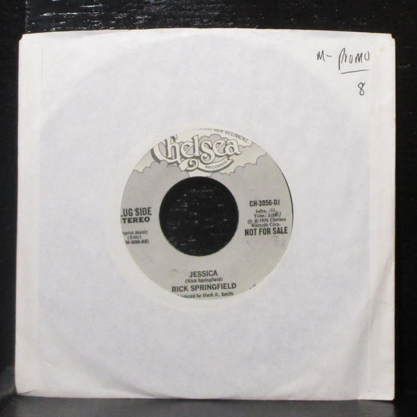 Rick Springfield - Jessica 7" Mint- Promo Vinyl 45 Chelsea CH-3056-DJ USA 1976 - Shuga Records