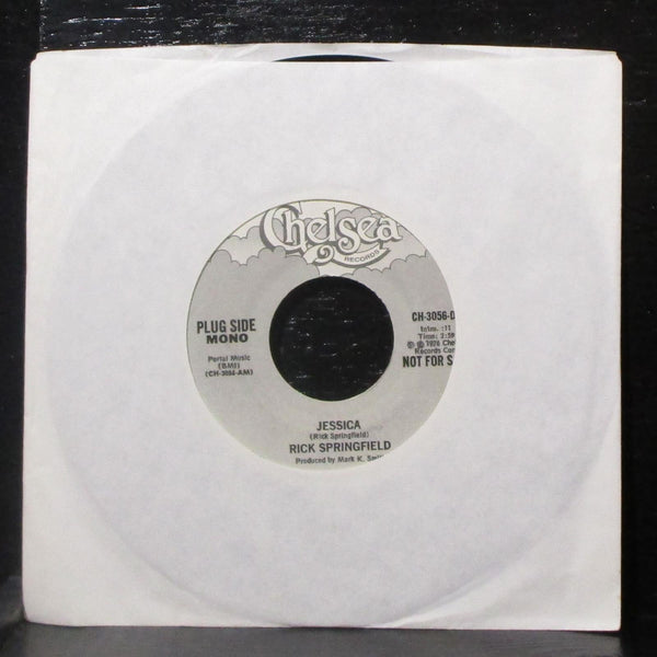Rick Springfield - Jessica 7" Mint- Promo Vinyl 45 Chelsea CH-3056-DJ USA 1976 - Shuga Records