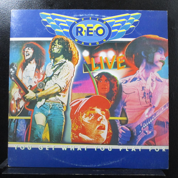 REO Speedwagon - You Get What You Play For 2 LP Mint- PEG 34494 Orange Labels - Shuga Records