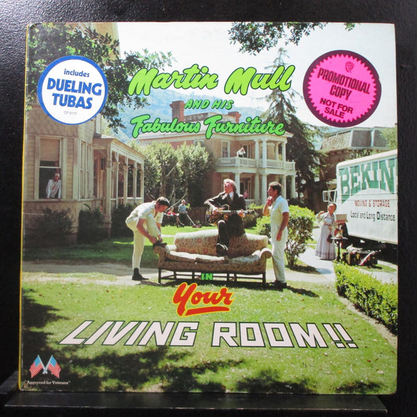Martin Mull - Fabulous Furniture In Your Living Room LP VG+ CP 0117 White Promo - Shuga Records