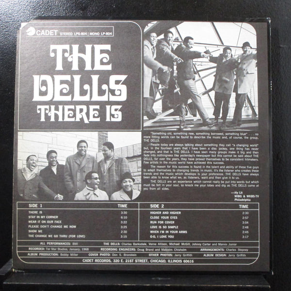 The Dells - There Is LP VG+ LPS-804 Cadet 1968 USA Stereo Vinyl Record - Shuga Records