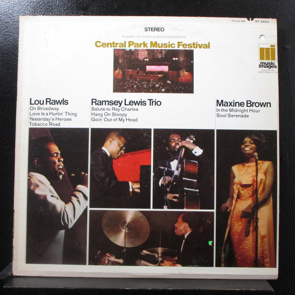 Lou Rawls/Maxine Brown/Ramsey Lewis - Central Park Music Festival LP VG+ ST-2933 - Shuga Records