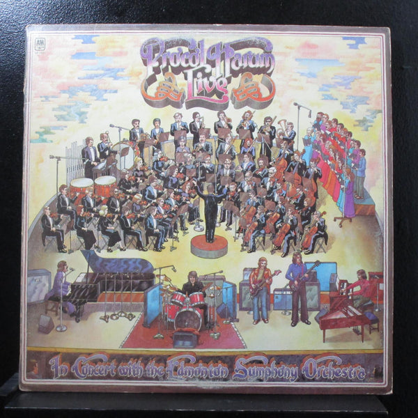 Procol Harum - Live In Concert w/ Edmonton Symphony Orchestra LP VG+ SP-4335 1st - Shuga Records
